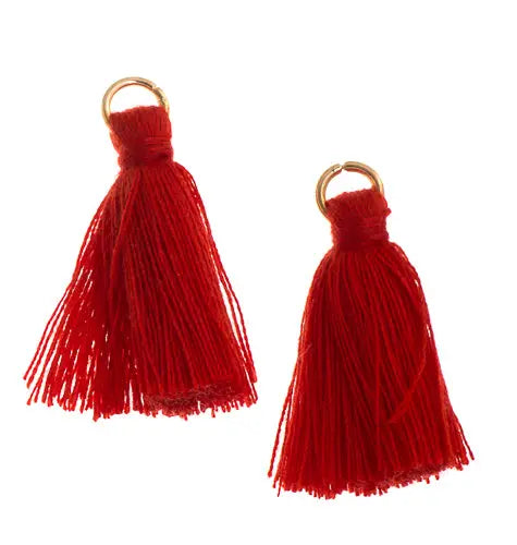 Poly Cotton Tassels (10pcs) 1in 
