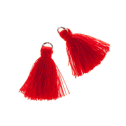 Poly Cotton Tassels (4pcs) 1in 