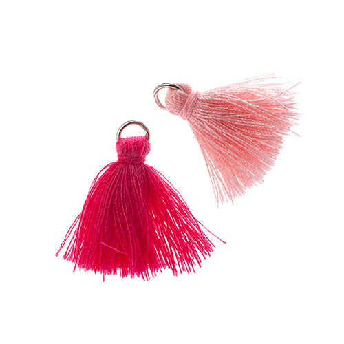 Poly Cotton Tassels (4pcs) 1in 
