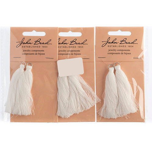 Poly Cotton Tassels (2pcs) 2.25in 