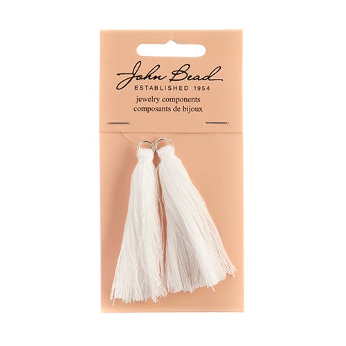 Poly Cotton Tassels (2pcs) 2.25in 