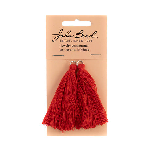 Poly Cotton Tassels (2pcs) 2.25in 