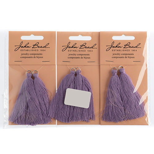 Poly Cotton Tassels (2pcs) 2.25in 