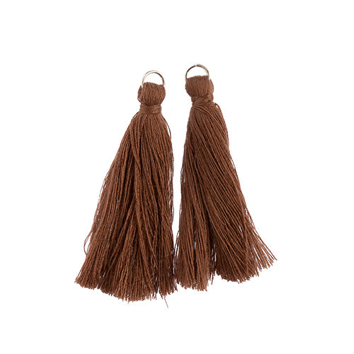 Poly Cotton Tassels (2pcs) 2.25in