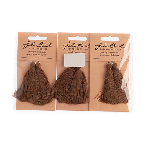 Poly Cotton Tassels (2pcs) 2.25in 