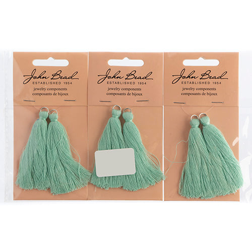 Poly Cotton Tassels (2pcs) 2.25in 