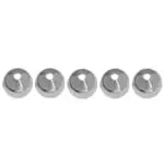 Metalized Japanese Pearls 6mm Round 60in Silver