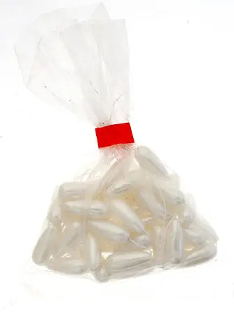 Pearl Drop 8x20mm White 30in Strung