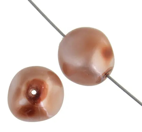 Glass Pearl 15mm Opaque Pink