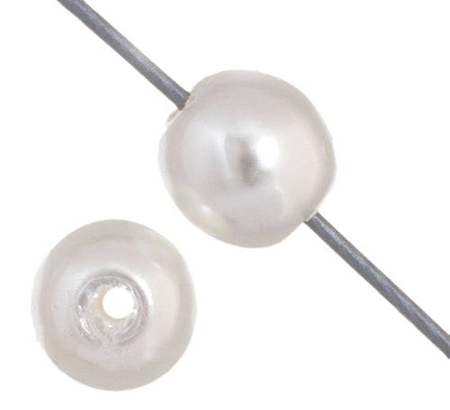 Glass Pearl 3mm White 1200 Pieces 
