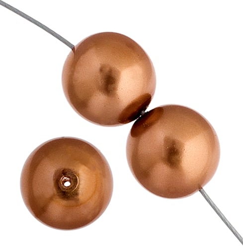 Czech Glass Pearls 8in Strand 6mm (30pcs) 