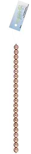 Czech Glass Pearls 8in Strand 8mm (22pcs) 