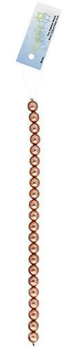 Czech Glass Pearls 8in Strand 8mm (22pcs) 