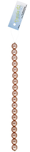 Czech Glass Pearls 8in Strand 10mm (18pcs) 