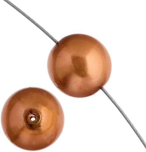 Czech Glass Pearls 8in Strand 10mm (18pcs) 