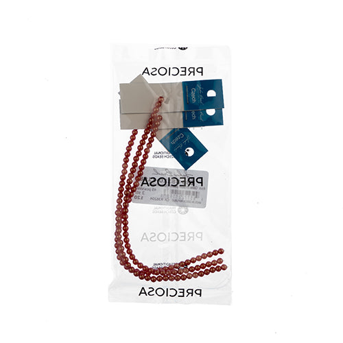 Czech Glass Imitation Pearls 8in Strand 4mm Iridescent  45pcs