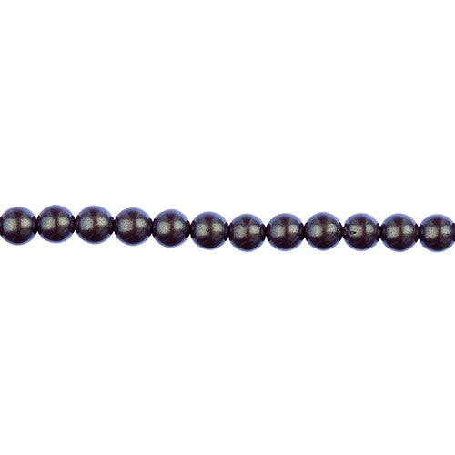 Czech Glass Imitation Pearls 8in Strand 4mm Iridescent  45pcs