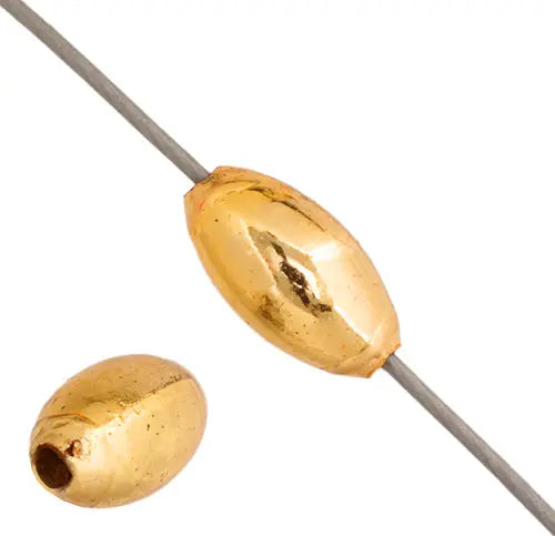 Craft Pearls Gold 3x6mm Oval