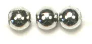 Craft Pearls Round Silver 4mm