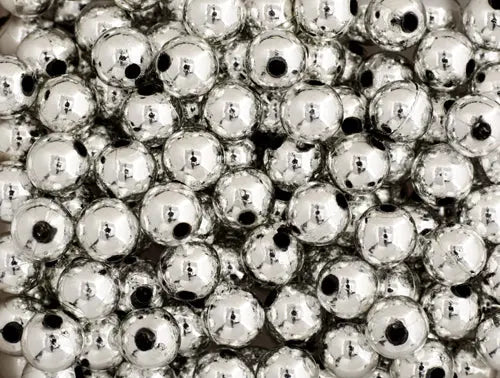 Craft Pearls Silver 6mm - Cosplay Supplies Inc