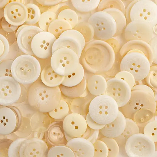 Nutton But Buttons 130g Tube Mixed Sizes Resin 