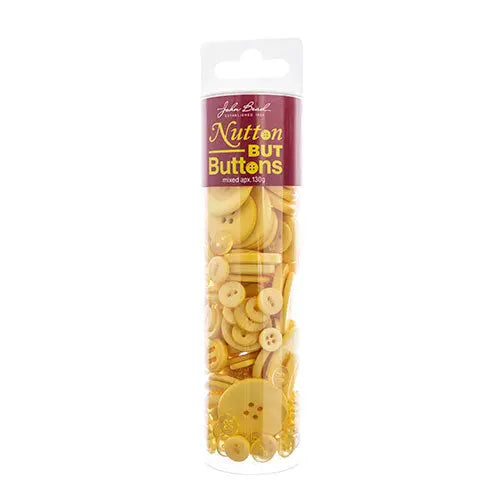 Nutton But Buttons 130g Tube Mixed Sizes Resin - Cosplay Supplies Inc