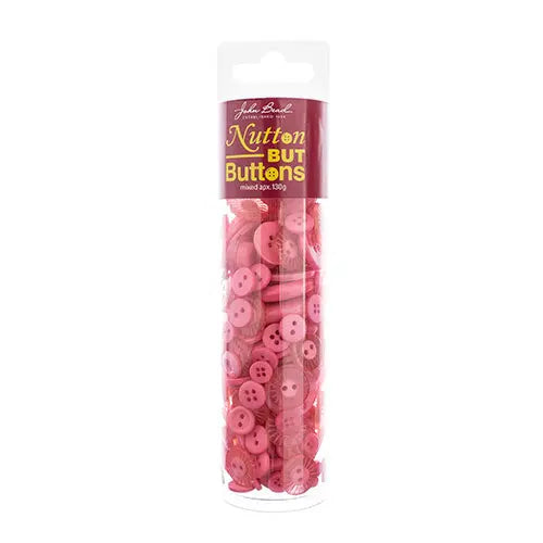 Nutton But Buttons 130g Tube Mixed Sizes Resin - Cosplay Supplies Inc