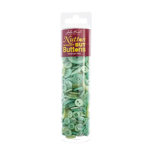 Nutton But Buttons 130g Tube Mixed Sizes Resin - Cosplay Supplies Inc
