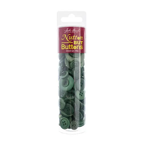 Nutton But Buttons 130g Tube Mixed Sizes Resin