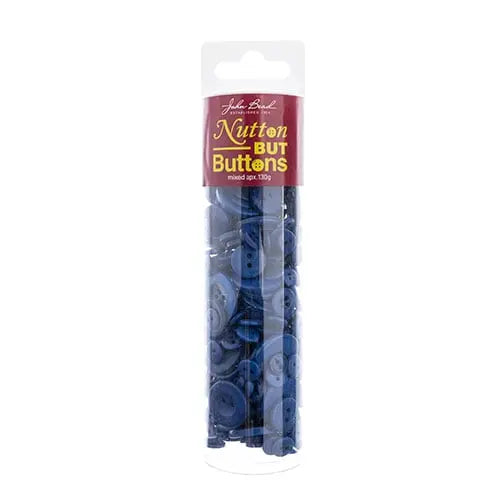 Nutton But Buttons 130g Tube Mixed Sizes Resin - Cosplay Supplies Inc
