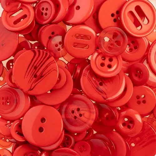 Nutton But Buttons 130g Tube Mixed Sizes Resin 