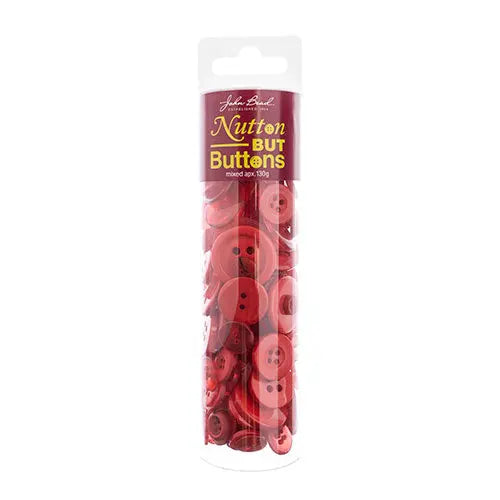 Nutton But Buttons 130g Tube Mixed Sizes Resin - Cosplay Supplies Inc