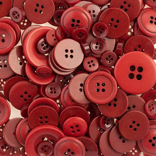 Nutton But Buttons 130g Tube Mixed Sizes Resin 