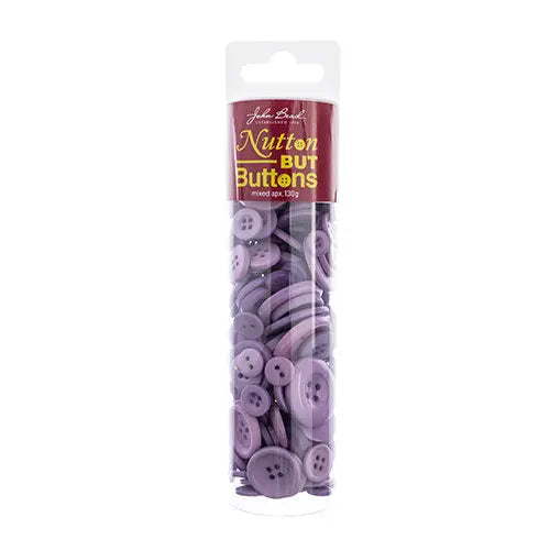 Nutton But Buttons 130g Tube Mixed Sizes Resin - Cosplay Supplies Inc
