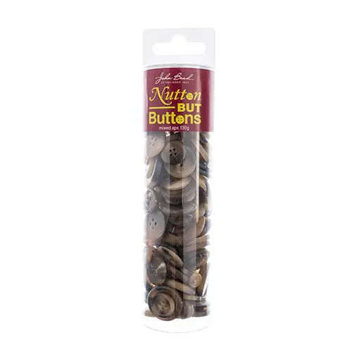 Nutton But Buttons 130g Tube Mixed Sizes Resin - Cosplay Supplies Inc