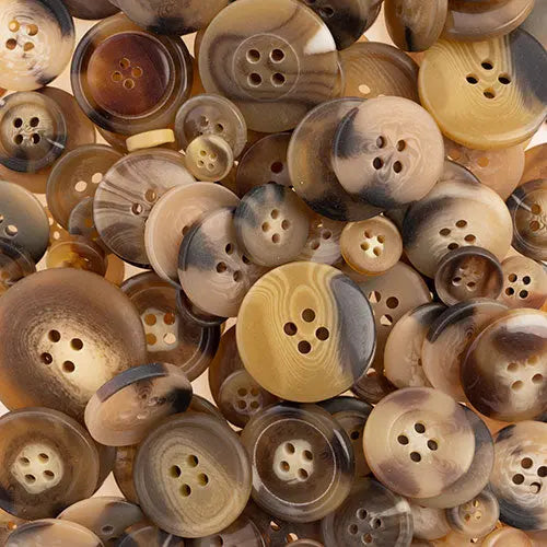 Nutton But Buttons 130g Tube Mixed Sizes Resin 