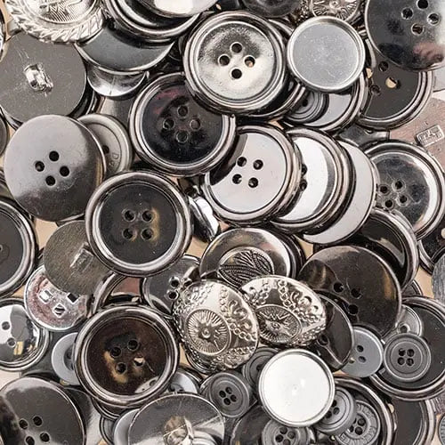 Nutton But Buttons 130g Tube Mixed Sizes Resin 