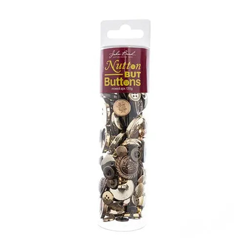 Nutton But Buttons 130g Tube Mixed Sizes Resin - Cosplay Supplies Inc