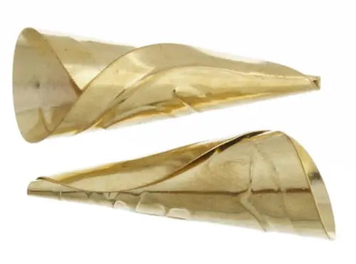 Cones Embossed 45mm Aluminum Brass Tulip Pow Wow Pattern