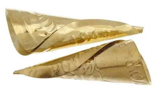 Cones Embossed 64mm Brass Plated Aluminum - Mcpherson Pattern