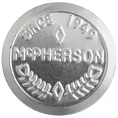 Embossed Flat Plate Aluminum 64mm Cones - Mcpherson Pattern - Cosplay Supplies Inc