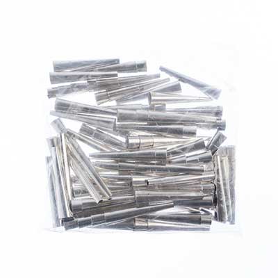 Cones Bright Silver 100pcs