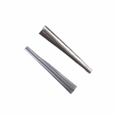 Cones Bright Silver 100pcs