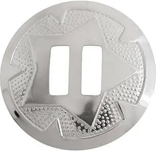 Concho Metal Nickel Round 32mm - Cosplay Supplies Inc