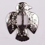 Concho Eagle Nickel Color 35x42mm