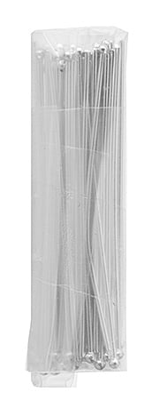 Head Pin 1.5in With Small Ball 21ga(.028) Lead Free / Nickel Free