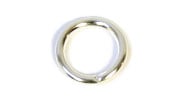 Jump Ring Round 7mm OD 18ga Silver Lead Free / Nickel Free