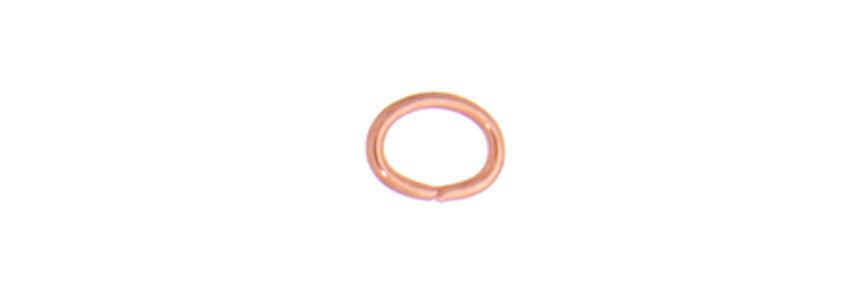 Jump Ring Oval 4x5mm OD 21ga Nickel Free - Cosplay Supplies Inc