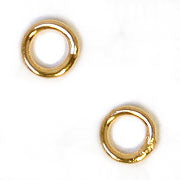 Jump Ring Round 4.5mm OD 20ga  Soldered