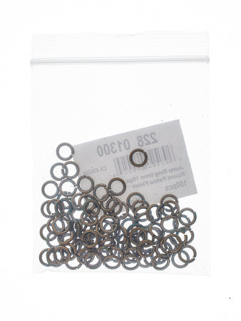 Jump Ring 18ga Round Patina Finish